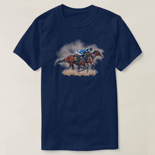 Horse Racing T-Shirt (Design Front)