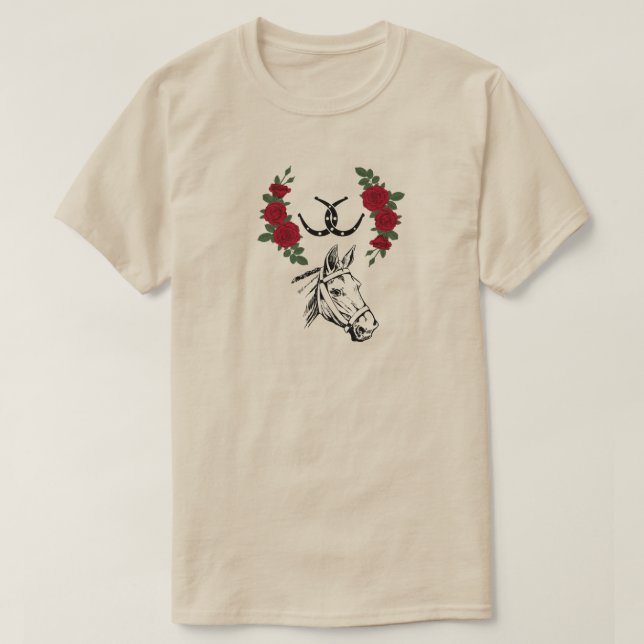 Horse Racing T-Shirt (Design Front)