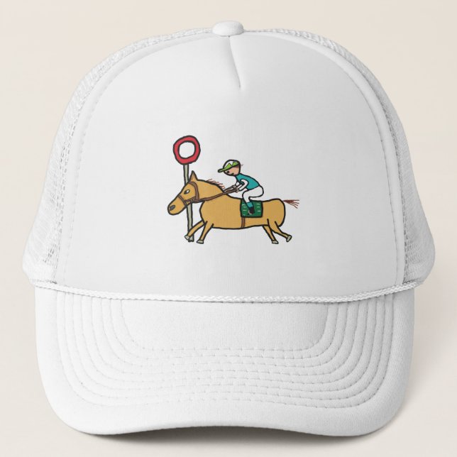 Horse Racing Trucker Hat (Front)