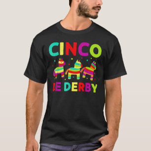 Horse Racing Vintage Cinco De Derby Ky Derby Horse T-Shirt