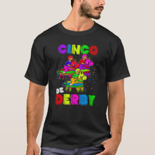 Horse Racing Vintage Cinco De Derby Ky Derby Horse T-Shirt