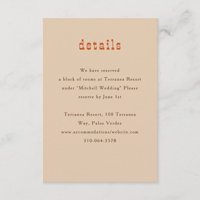 Horse Rail Fence Oak Horses Wedding Enclosure Card (Front)