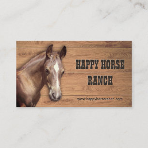 Horse Ranch Business Card