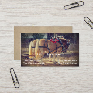 Horse Ranch Business Card