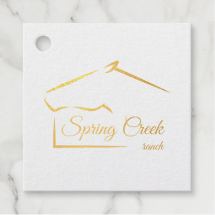 Horse Ranch Horse Farm Favour Tags