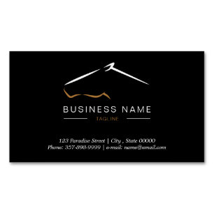Horse Ranch Horse Farm Magnetic Business Card