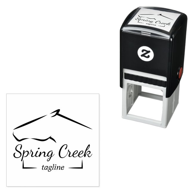 Horse Ranch | Horse Farm Self-inking Stamp (In Situ)