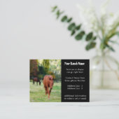 Horse ranch or Farm Supply Business Cards (Standing Front)