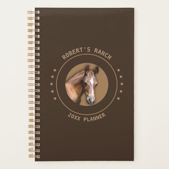 Horse Ranch Planner (cusTomizable) (Front)
