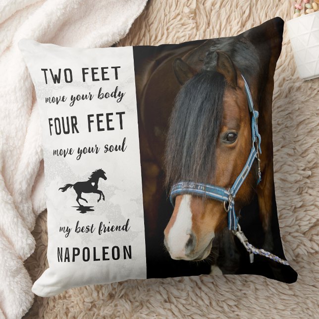Horse Remembrance Personalised Equine Memorial Cushion (Creator Uploaded)