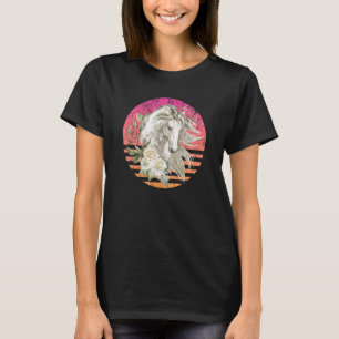 Horse Retro Horses Wild Life Horse Lover Retro Wes T-Shirt