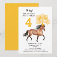 Horse Ride Birthday //Oh Hay It's Your Birth-neigh