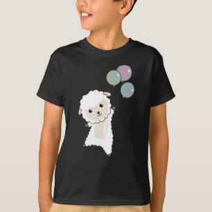 Horse Rider Balloons Flying Cute Animal Pony T-Shirt