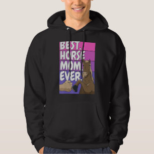 Horse Rider  Best Horse Mum Ever  Horseback Riding Hoodie