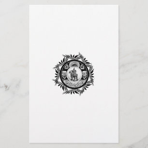 Horse Rider Drawing Stationery