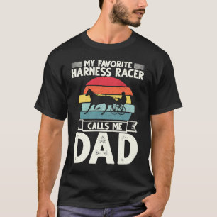 Horse rider Harness Racing apparel retro vintage E T-Shirt
