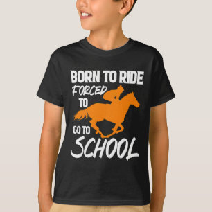 Horse Rider Horseback Riding Equestrian Cowboy Cow T-Shirt