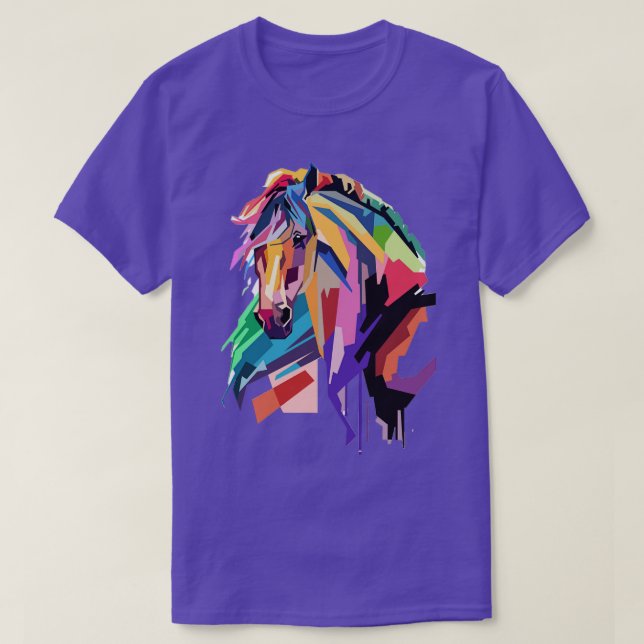 Horse Rider Horseback Riding Lovers Equestrian T-Shirt (Design Front)