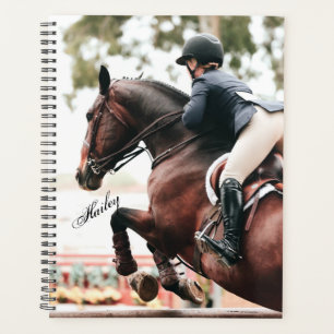 Horse & Rider Hunter Jumper Equestrian Horse Show Planner