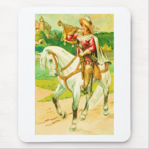 Horse rider mouse mat