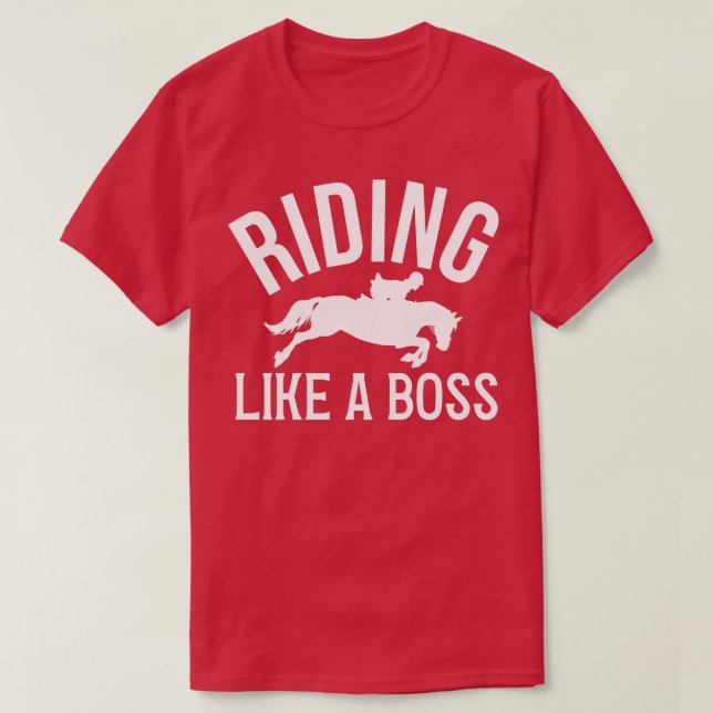 Horse Rider Quote T-Shirt (Design Front)