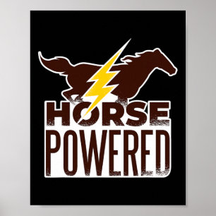 Horse Riders Horse Powered Poster