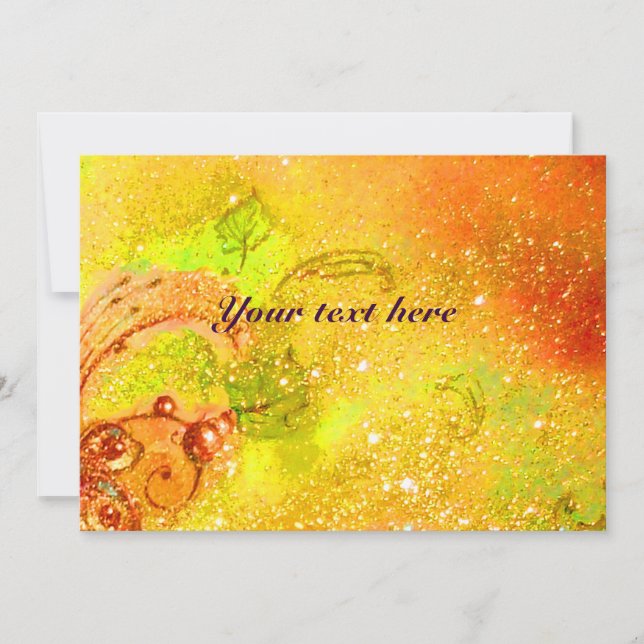 HORSE RIDERS ,MUSIC IN THE NIGHT, yellow sparkles (Front)