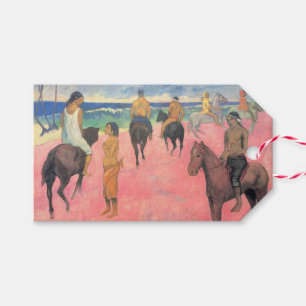 Horse Riders on the Beach in Tahiti (by Gaugin) Gift Tags