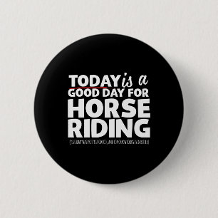 Horse Riding2  6 Cm Round Badge