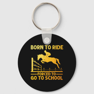 Horse Riding Art For Men Women Horseback Rider Equ Key Ring
