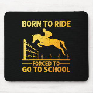 Horse Riding Art For Men Women Horseback Rider Equ Mouse Mat
