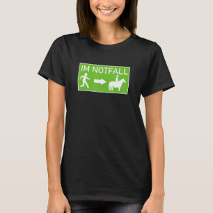 Horse riding as an escape route riding horse emerg T-Shirt