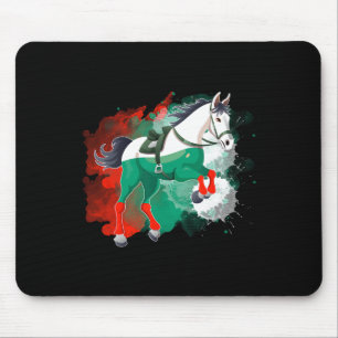Horse Riding Bulgaria Flag Mouse Mat