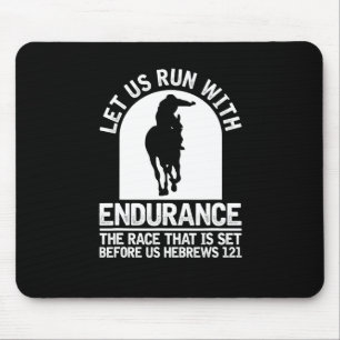 Horse Riding Christian Horseback - Endurance Ridin Mouse Mat