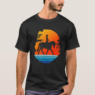 Horse Riding Equestrian Retro Horseback Riding T-Shirt