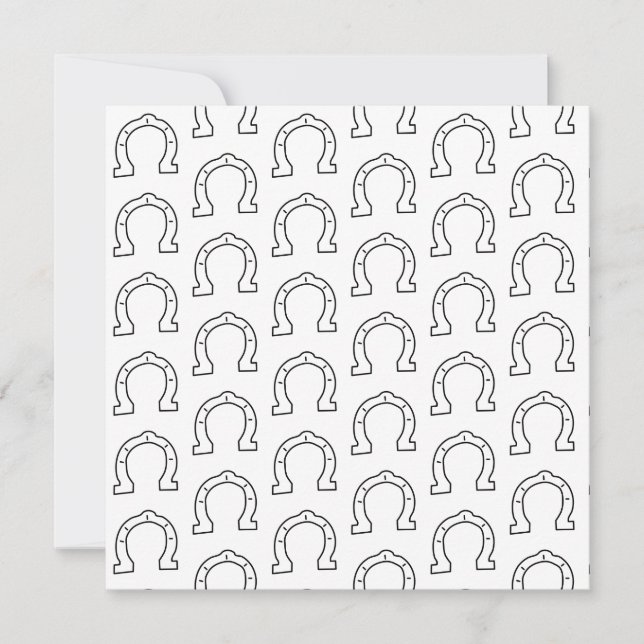 Horse Riding Gang Horseshoe Print  (Front)
