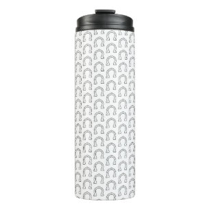 Horse Riding Gang Horseshoe Print Thermal Tumbler