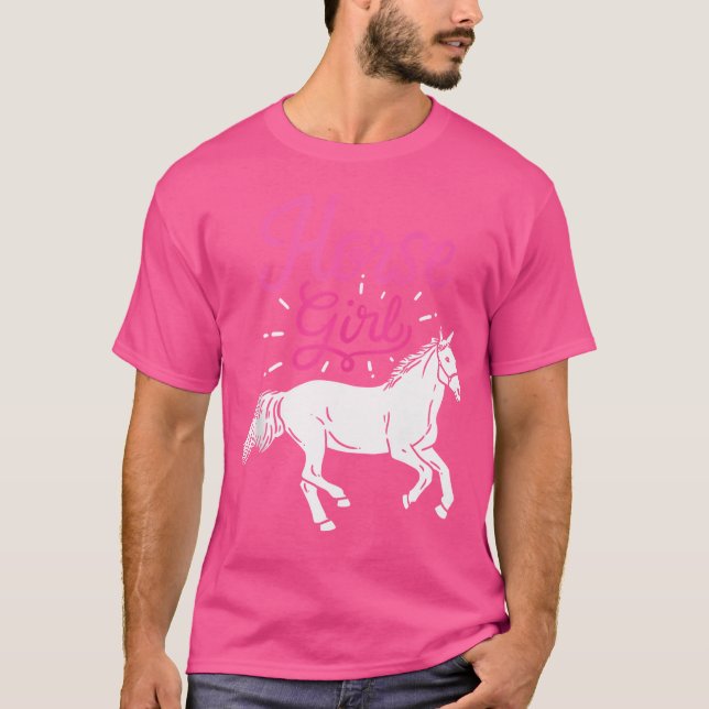 Horse Riding Girls T-Shirt (Front)