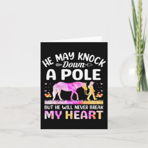 Horse Riding Girls Women Equestrian Horseback Card