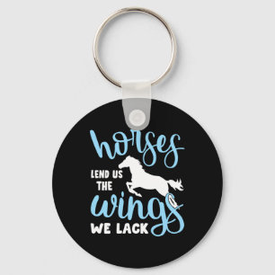 Horse Riding Girls Women Equestrian Horseback  Key Ring