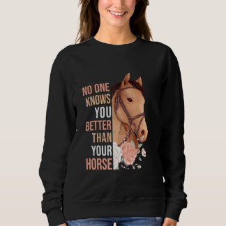 Horse Riding Girls Women Equestrian Horseback Sweatshirt