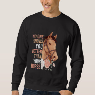 Horse Riding Girls Women Equestrian Horseback Sweatshirt