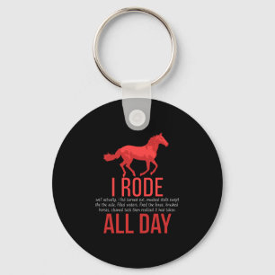 Horse Riding - Horse Ride Gift Key Ring