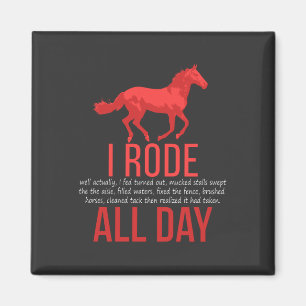 Horse Riding - Horse Ride Magnet