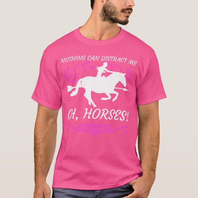 Horse Riding Horses Rider funny T-Shirt (Front)