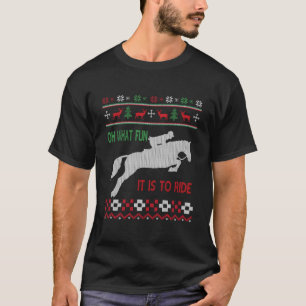 Horse Riding Oh W Fun T-Shirt