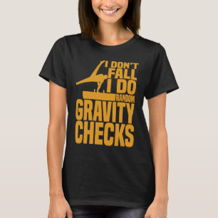 Horse Riding Random Gravity Checks Horse Vaulting T-Shirt