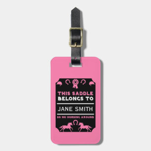 Horse Riding Saddle Luggage Tag