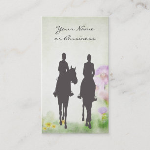 Horse Riding Stable Equestrian Business Cards