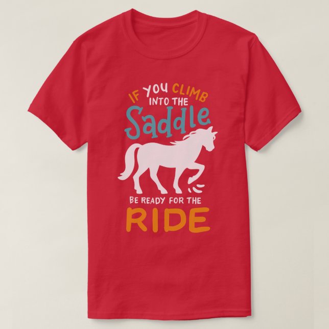 Horse riding T-Shirt (Design Front)